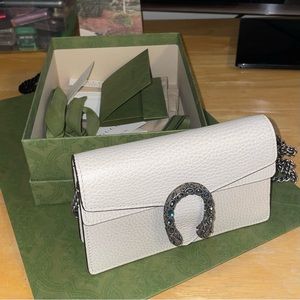 Gucci dionysus super mini leather bag